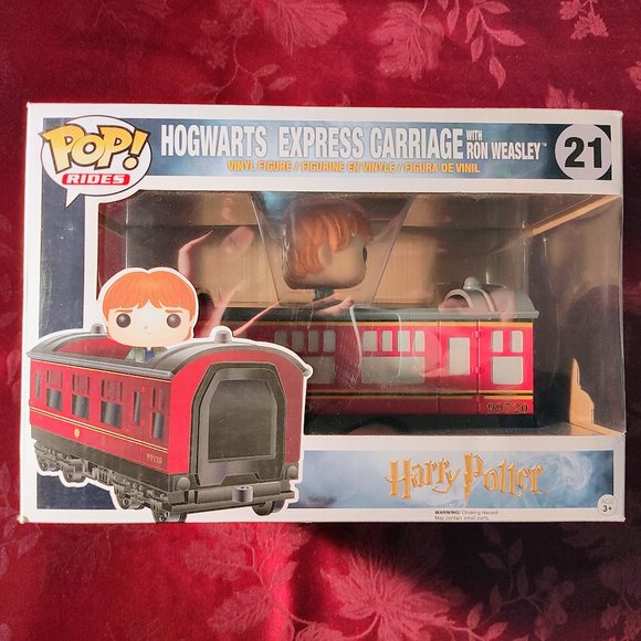 Funko Other - Funko Pop Rides: Harry Potter, Ron Weasley With Hogwarts Express #21 New in box!